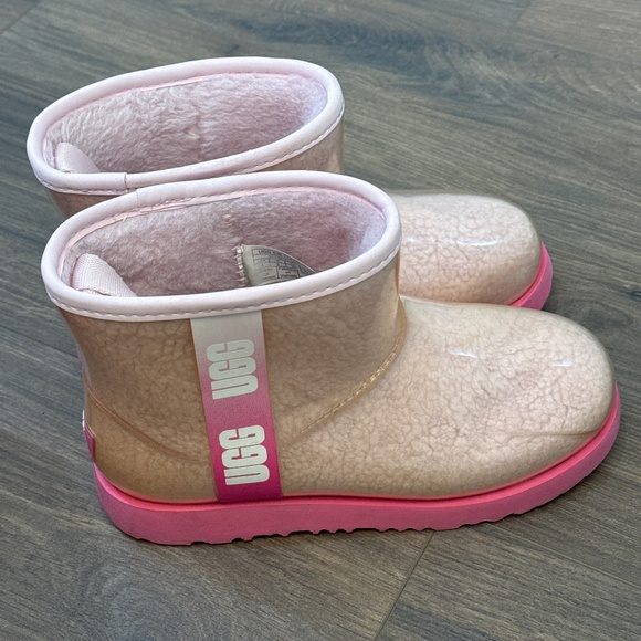 Combo Bundle 2 sets Authentic UGG Classic Clear Mini II Women Rain/Winter Boots - Picture 14 of 17